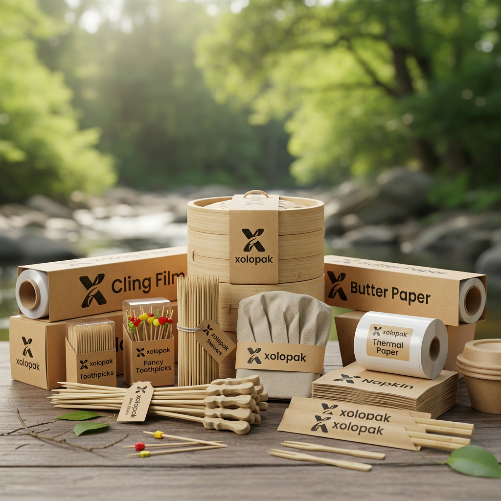 Xolopak sustainable cutlery and food packaging products